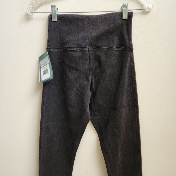 Lysse Jeans Women's XS Dark Gray Denim Jeggings Pull On Skinny Leg Retro Hippie - Picture 6 of 16